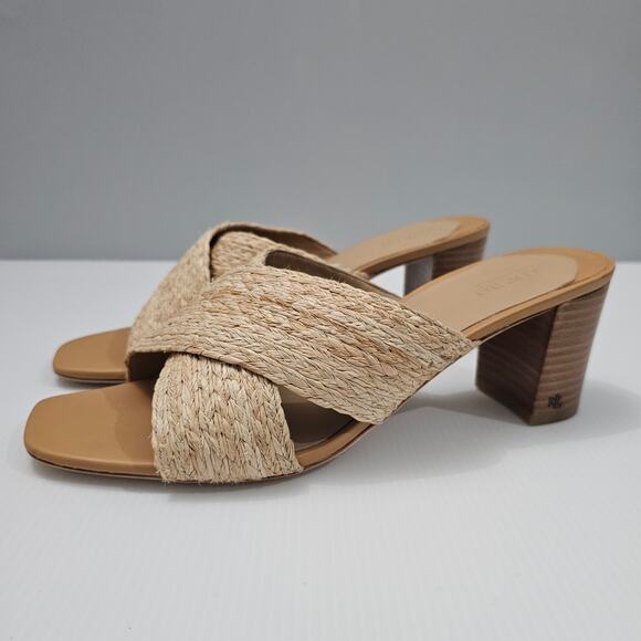 NEW Lauren Ralph Lauren Freddi Sandal Slide Slip On Raffia Size 10 - Picture 14 of 14
